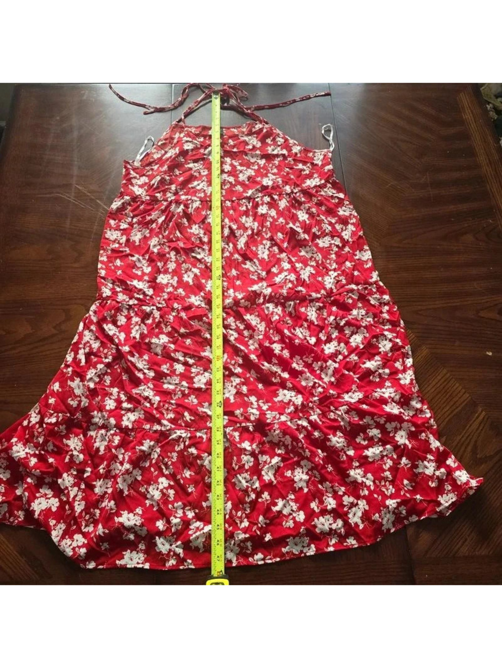 Shein red dress